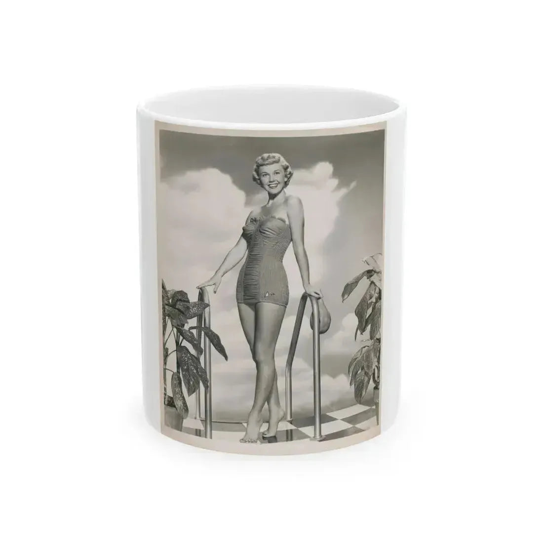 Doris Day #104 (Vintage Female Icon) White Coffee Mug 11oz - Go Mug Yourself