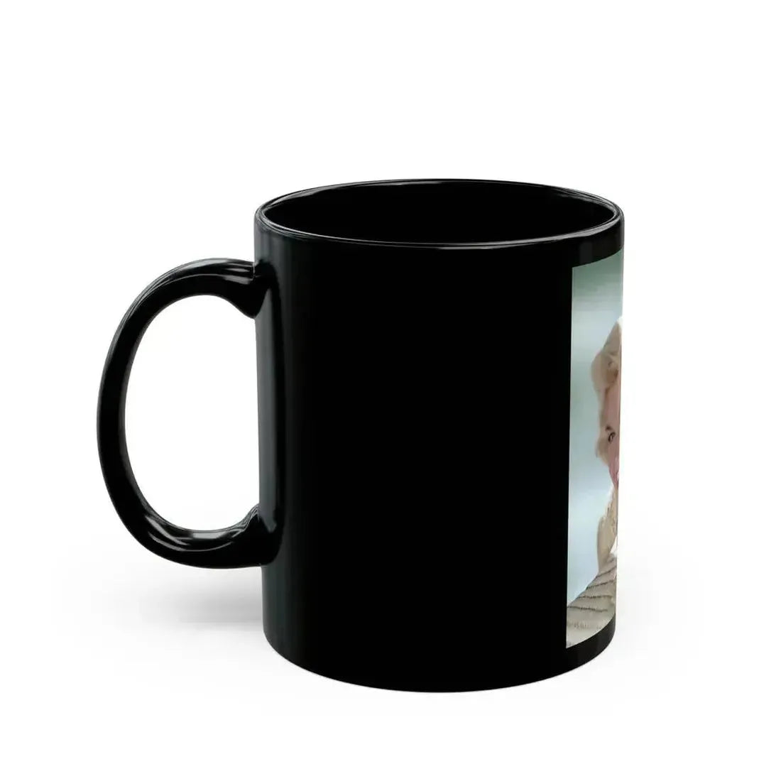 Doris Day #114 (Vintage Female Icon) Black Coffee Mug - Go Mug Yourself