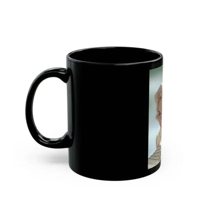 Doris Day #114 (Vintage Female Icon) Black Coffee Mug - Go Mug Yourself