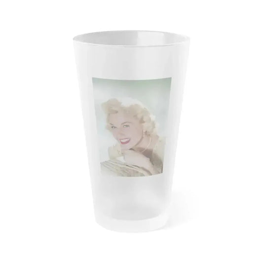 Doris Day #114 (Vintage Female Icon) Frosted Pint Glass 16oz 16oz Frosted - Go Mug Yourself
