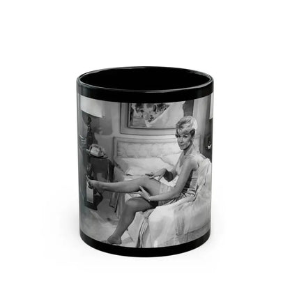 Doris Day #119 (Vintage Female Icon) Black Coffee Mug 11oz - Go Mug Yourself