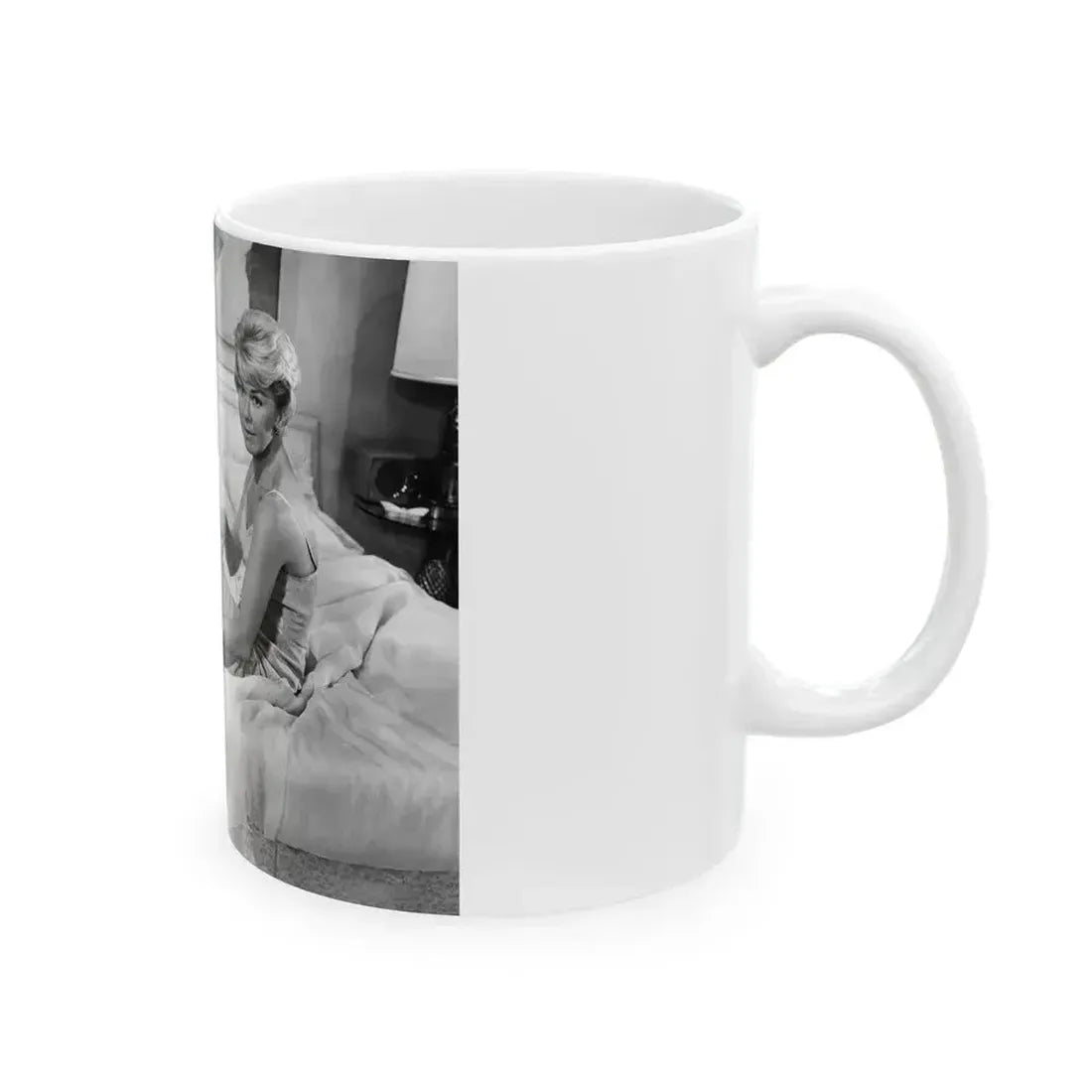 Doris Day #119 (Vintage Female Icon) White Coffee Mug - Go Mug Yourself