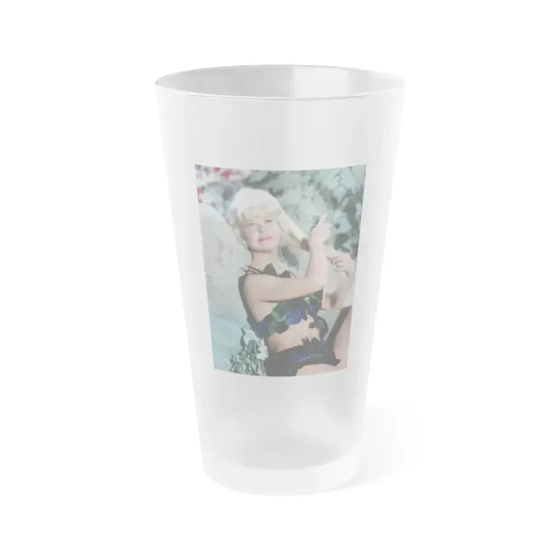 Doris Day #11y7 (Vintage Female Icon) Frosted Pint Glass 16oz 16oz Frosted - Go Mug Yourself