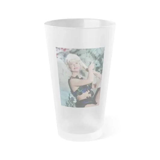 Doris Day #11y7 (Vintage Female Icon) Frosted Pint Glass 16oz 16oz Frosted - Go Mug Yourself