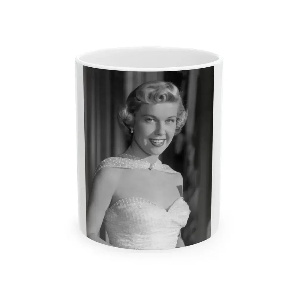 Doris Day #122 (Vintage Female Icon) White Coffee Mug 11oz - Go Mug Yourself