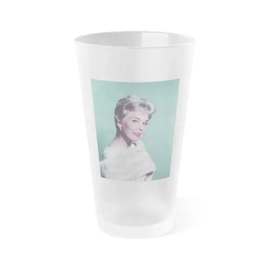 Doris Day #43 (Vintage Female Icon) Frosted Pint Glass 16oz 16oz Frosted - Go Mug Yourself