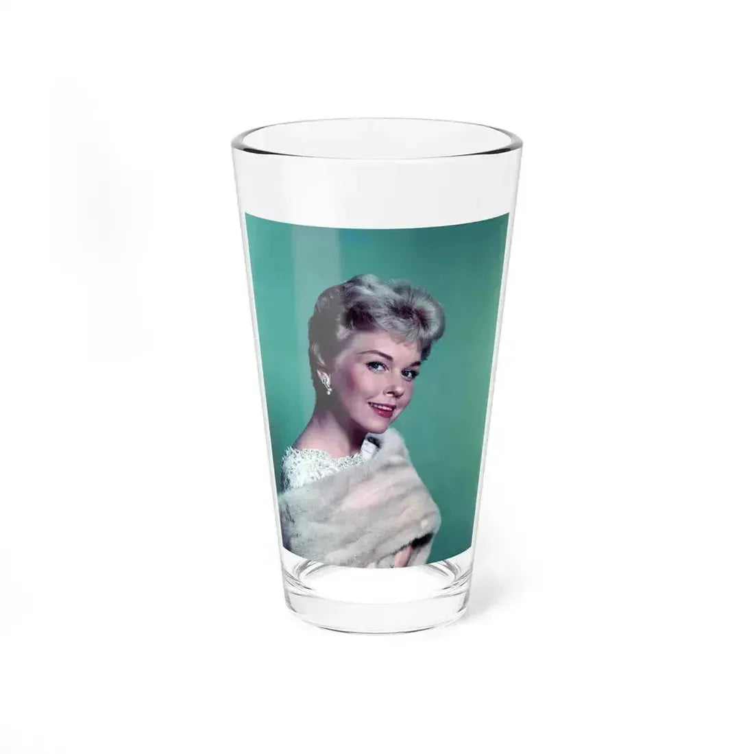 Doris Day #43 (Vintage Female Icon) Pint Glass 16oz 16oz - Go Mug Yourself