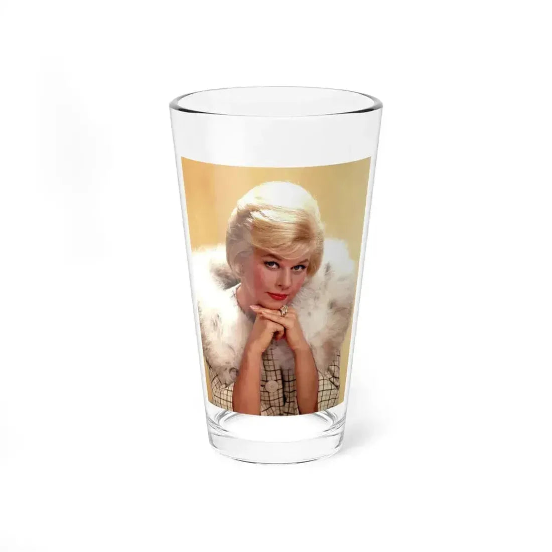 Doris Day #60 (Vintage Female Icon) Pint Glass 16oz 16oz - Go Mug Yourself
