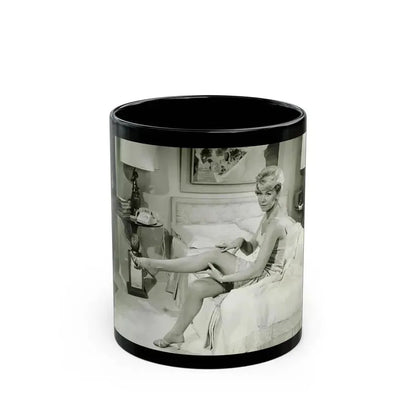Doris Day #69 (Vintage Female Icon) Black Coffee Mug 11oz - Go Mug Yourself