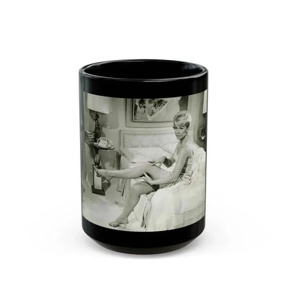 Doris Day #69 (Vintage Female Icon) Black Coffee Mug 15oz - Go Mug Yourself