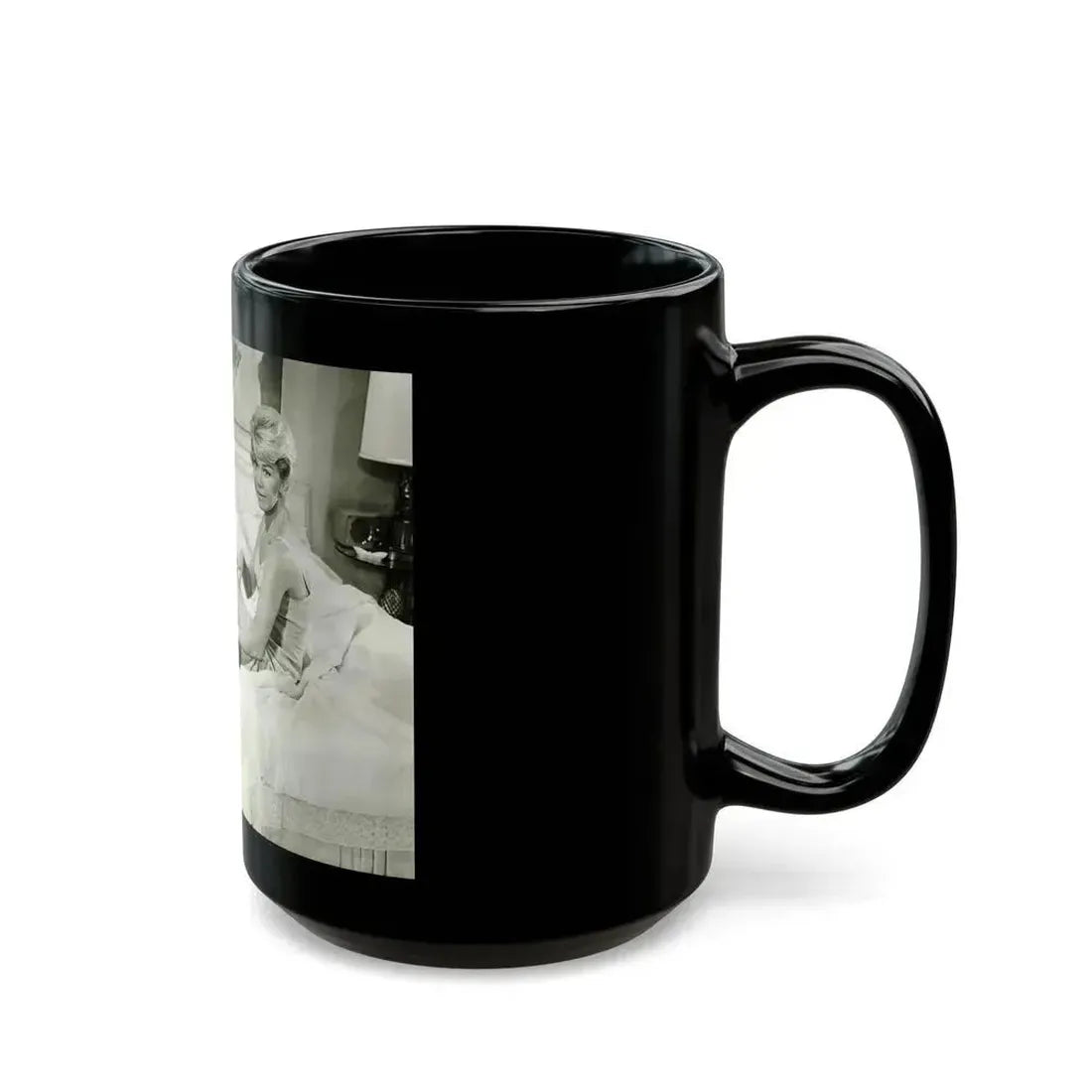 Doris Day #69 (Vintage Female Icon) Black Coffee Mug - Go Mug Yourself