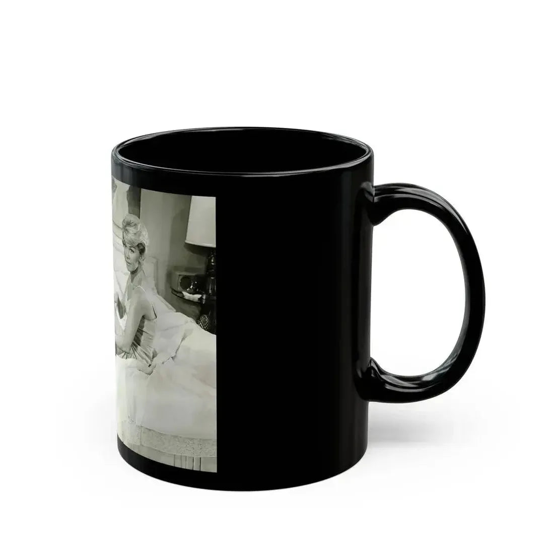 Doris Day #69 (Vintage Female Icon) Black Coffee Mug - Go Mug Yourself