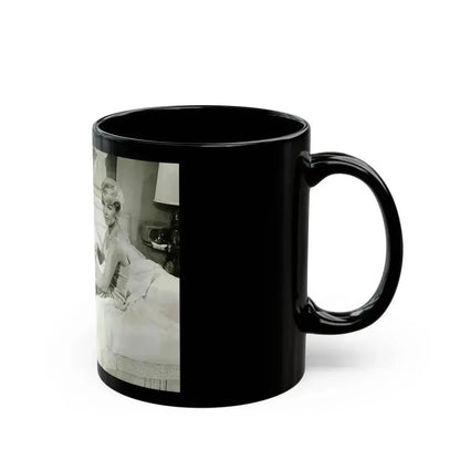 Doris Day #69 (Vintage Female Icon) Black Coffee Mug - Go Mug Yourself