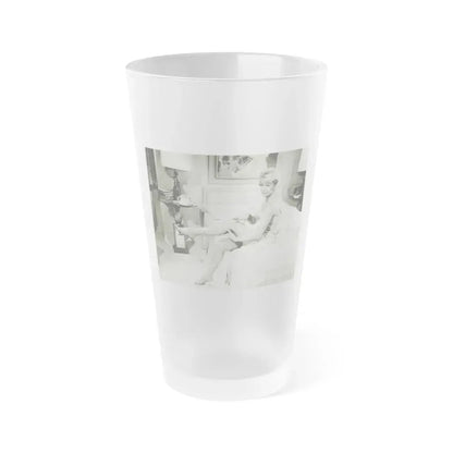 Doris Day #69 (Vintage Female Icon) Frosted Pint Glass 16oz 16oz Frosted - Go Mug Yourself