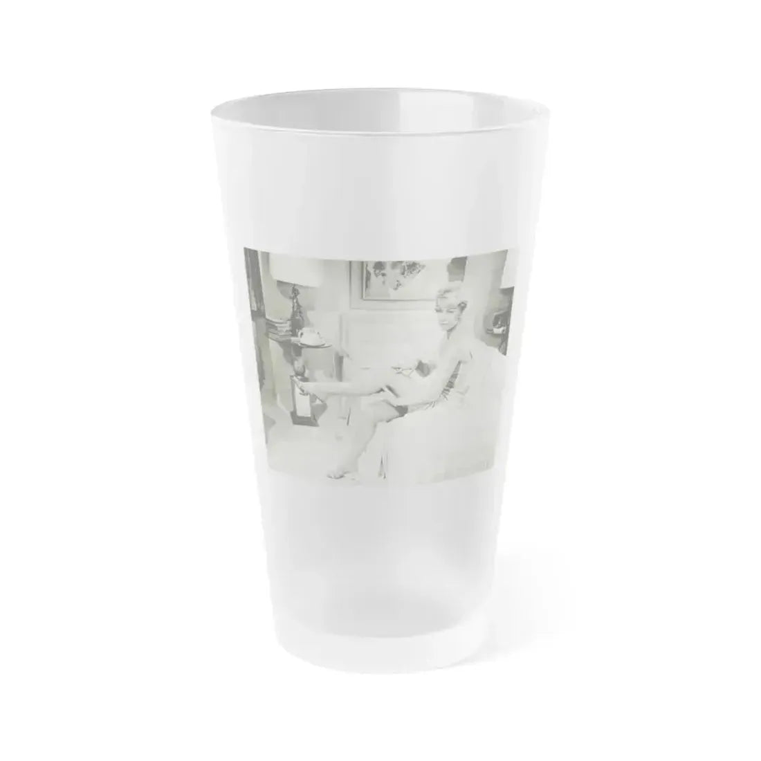 Doris Day #69 (Vintage Female Icon) Frosted Pint Glass 16oz 16oz Frosted - Go Mug Yourself