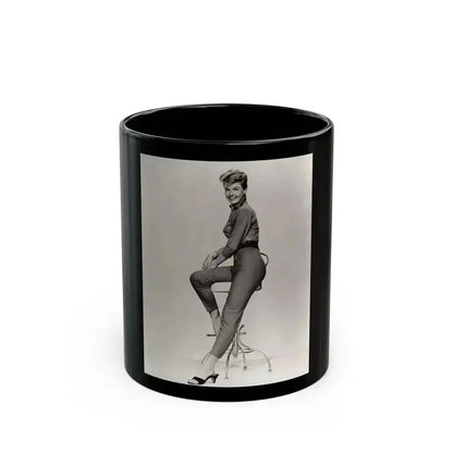 Doris Day #70 (Vintage Female Icon) Black Coffee Mug 11oz - Go Mug Yourself