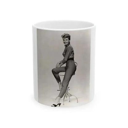 Doris Day #70 (Vintage Female Icon) White Coffee Mug 11oz - Go Mug Yourself