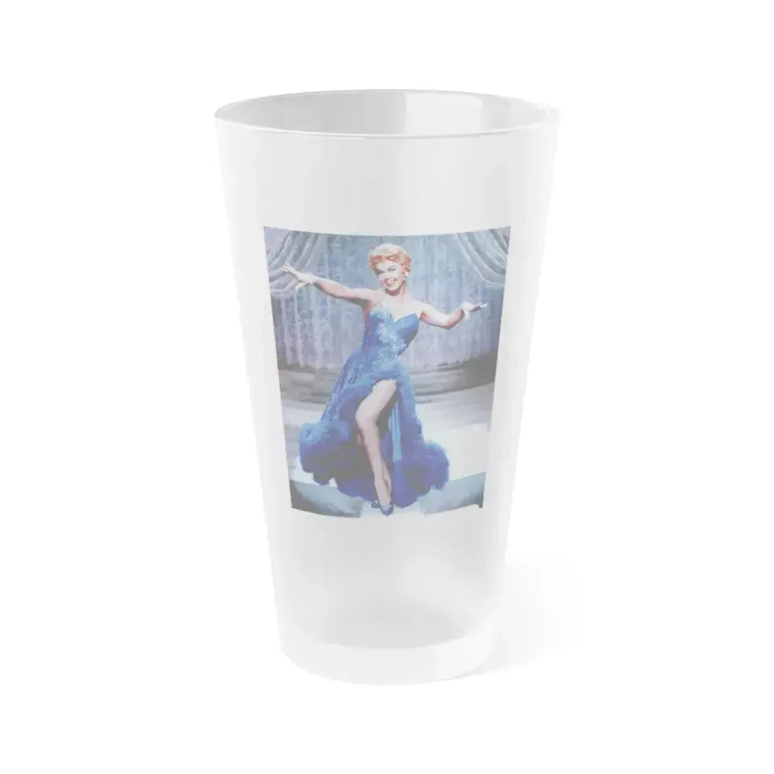 Doris Day #74 (Vintage Female Icon) Frosted Pint Glass 16oz 16oz Frosted - Go Mug Yourself