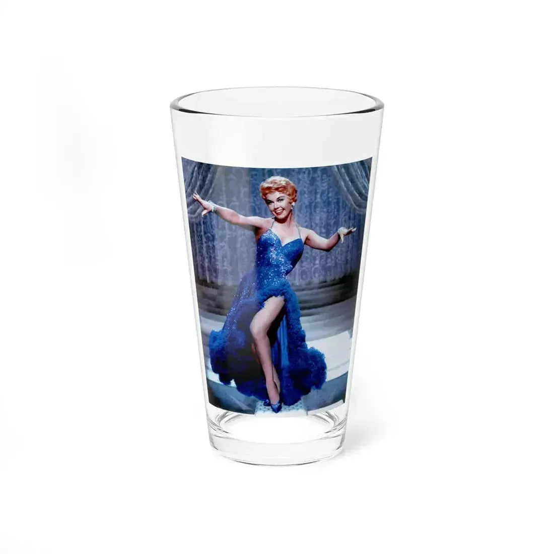 Doris Day #74 (Vintage Female Icon) Pint Glass 16oz 16oz - Go Mug Yourself