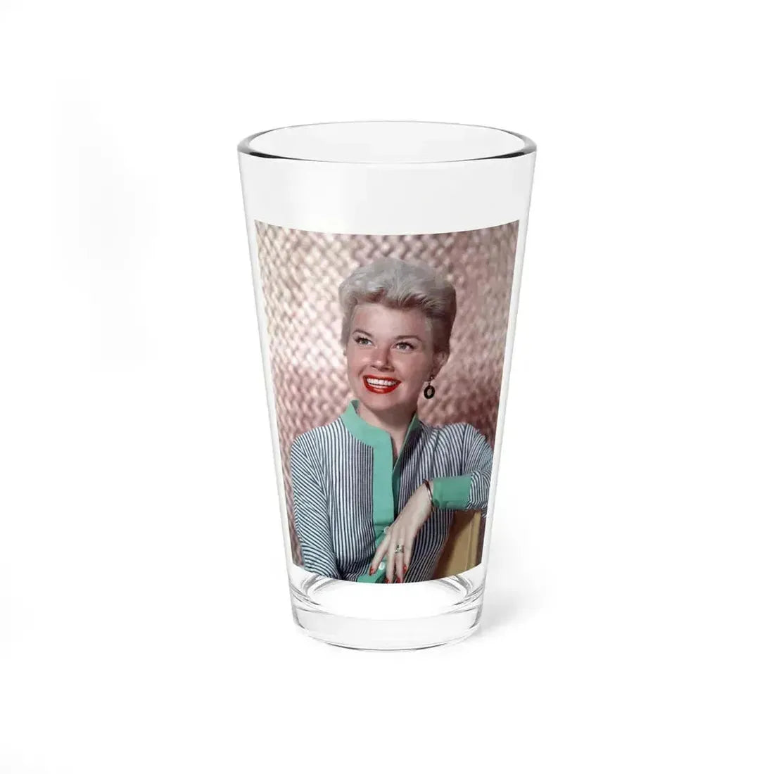 Doris Day #79 (Vintage Female Icon) Pint Glass 16oz 16oz - Go Mug Yourself