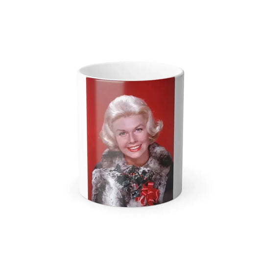 Doris Day #83 (Vintage Female Icon) Color Changing Coffee Mug 11oz - Go Mug Yourself