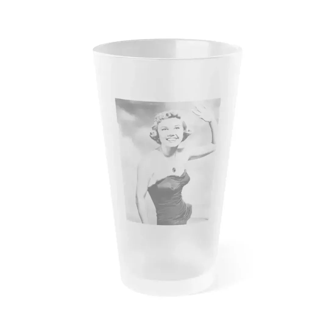 Doris Day #84 (Vintage Female Icon) Frosted Pint Glass 16oz 16oz Frosted - Go Mug Yourself