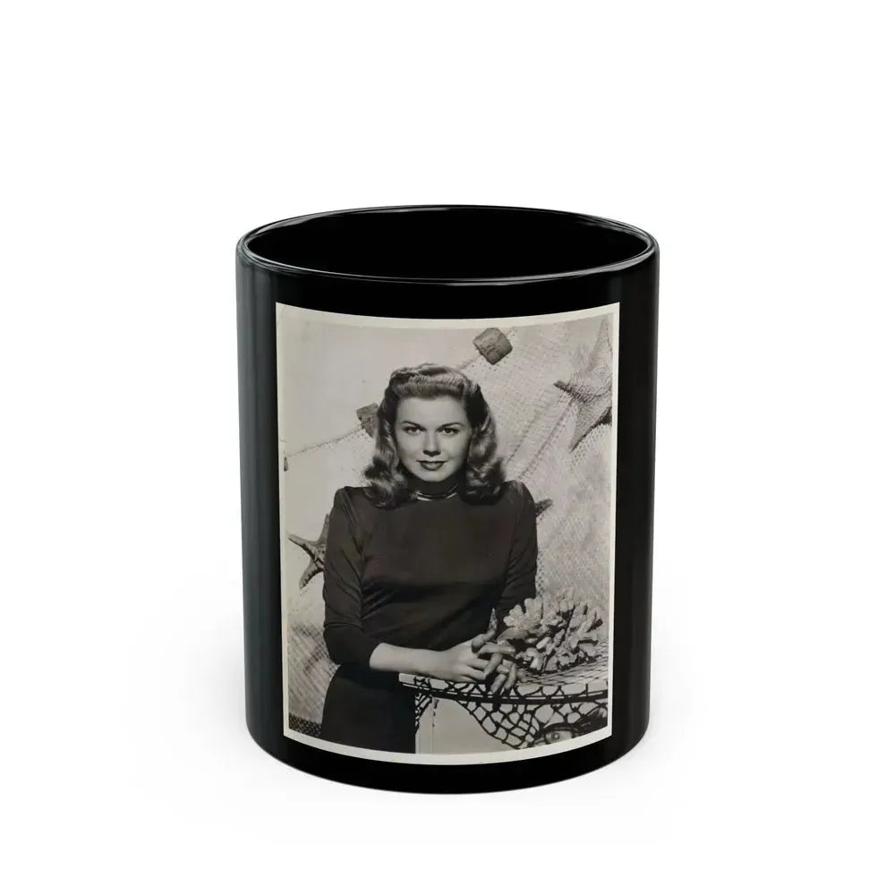 Doris Day #89 (Vintage Female Icon) Black Coffee Mug 11oz - Go Mug Yourself