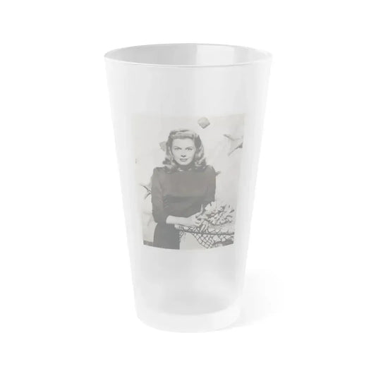 Doris Day #89 (Vintage Female Icon) Frosted Pint Glass 16oz 16oz Frosted - Go Mug Yourself