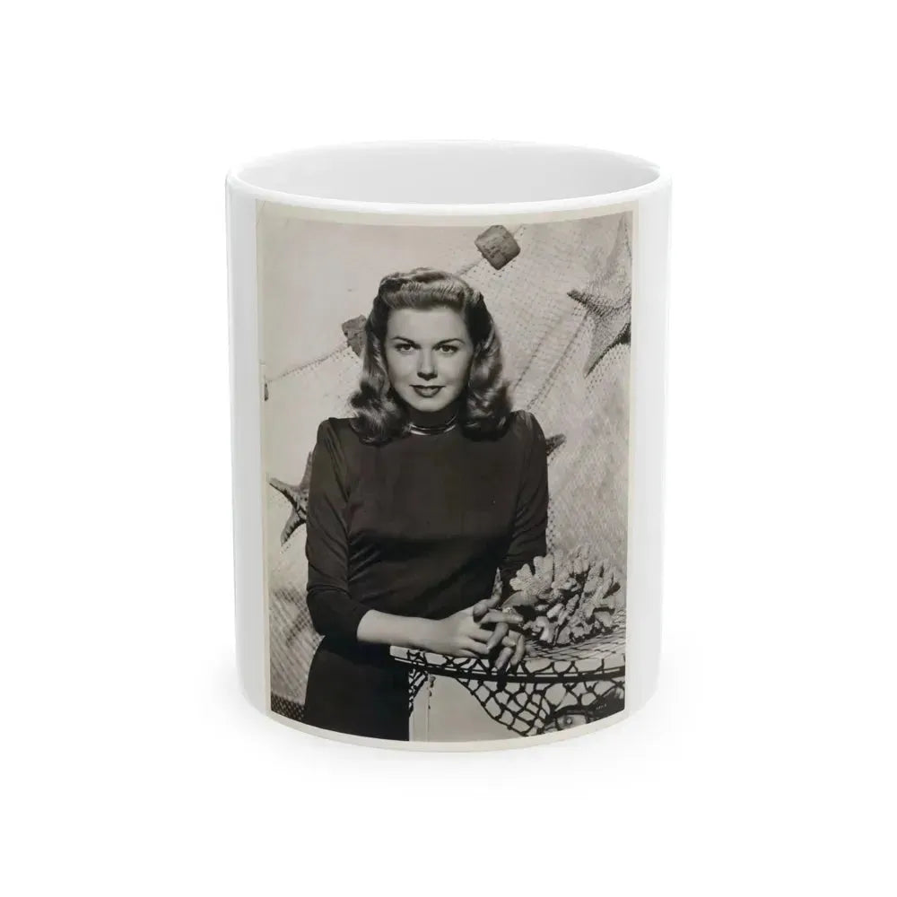 Doris Day #89 (Vintage Female Icon) White Coffee Mug 11oz - Go Mug Yourself
