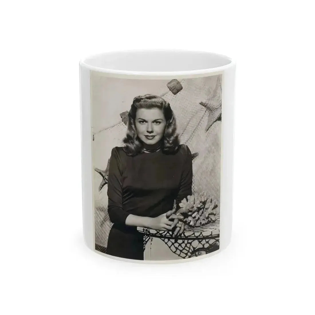 Doris Day #89 (Vintage Female Icon) White Coffee Mug 11oz - Go Mug Yourself
