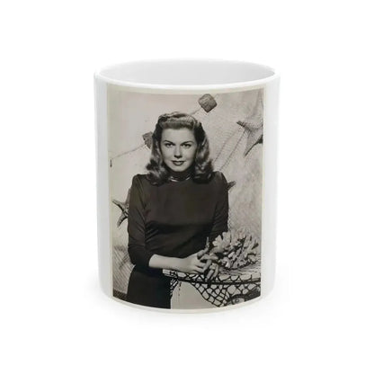 Doris Day #89 (Vintage Female Icon) White Coffee Mug 11oz - Go Mug Yourself