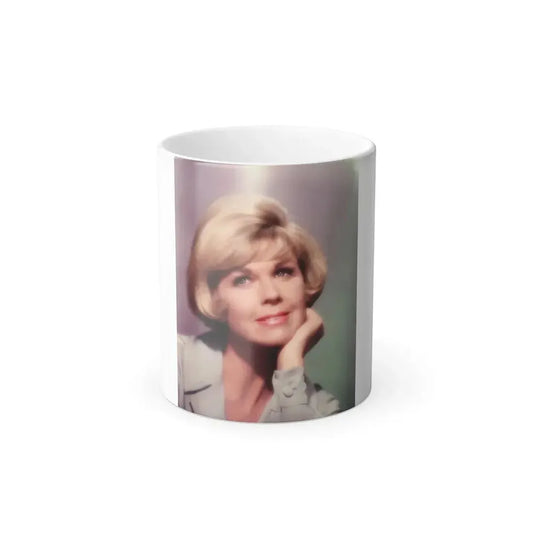 Doris Day #96 (Vintage Female Icon) Color Changing Coffee Mug 11oz - Go Mug Yourself