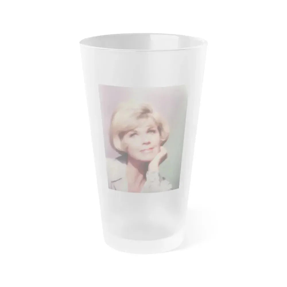 Doris Day #96 (Vintage Female Icon) Frosted Pint Glass 16oz 16oz Frosted - Go Mug Yourself