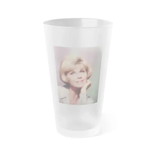 Doris Day #96 (Vintage Female Icon) Frosted Pint Glass 16oz 16oz Frosted - Go Mug Yourself