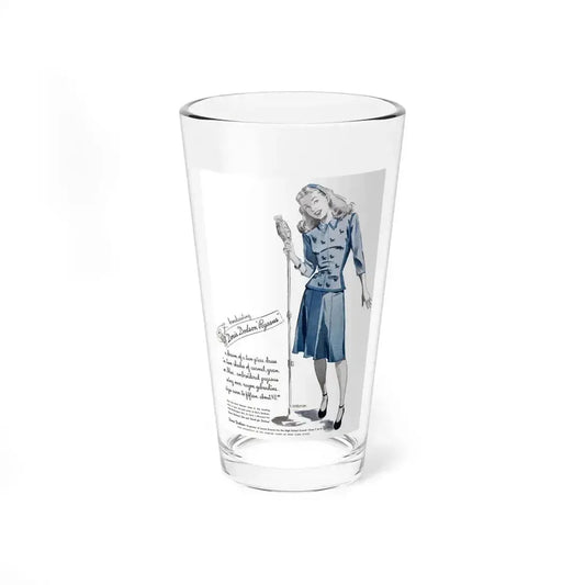Doris Dodson ad, Calling All Girls, October 1944 - Pint Glass 16oz 16oz - Go Mug Yourself