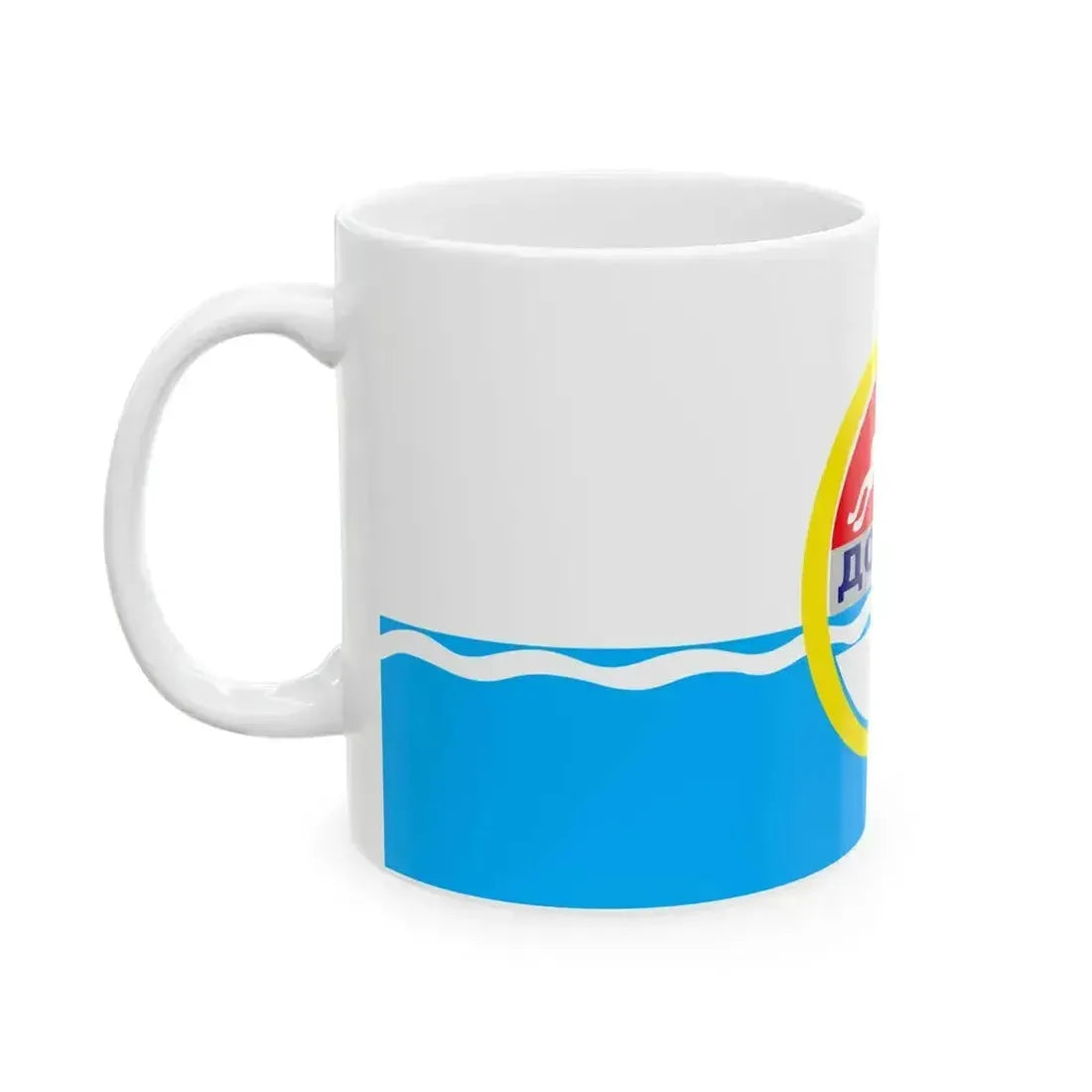 Dornod Aimag Flag (Mongolia) White Coffee Mug - Go Mug Yourself