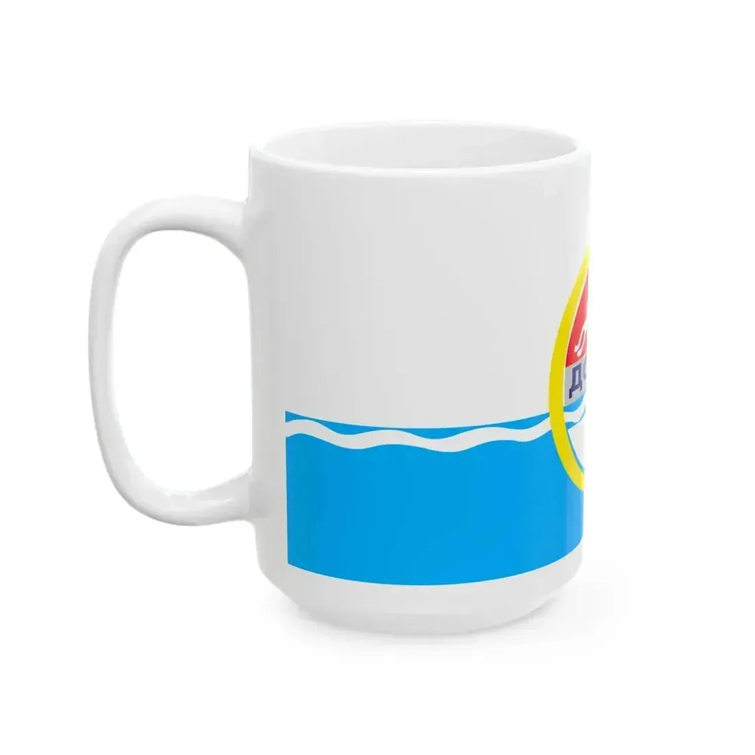 Dornod Aimag Flag (Mongolia) White Coffee Mug - Go Mug Yourself
