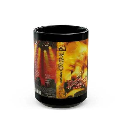DORO LIVE (VHS COVER) - Black Coffee Mug 15oz - Go Mug Yourself