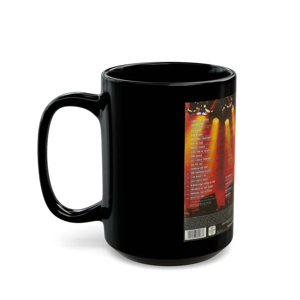 DORO LIVE (VHS COVER) - Black Coffee Mug-Go Mug Yourself