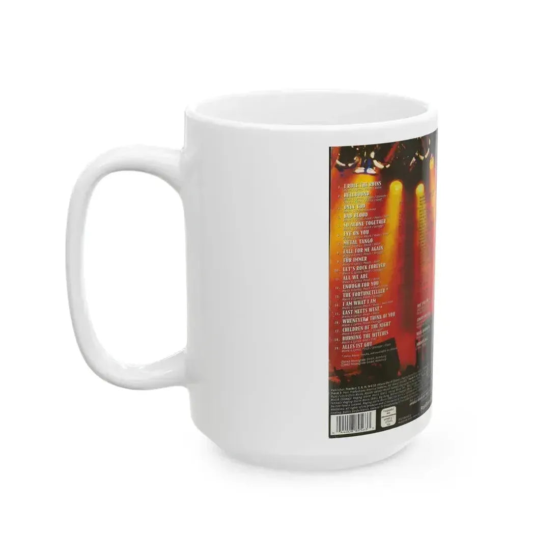 DORO LIVE (VHS COVER) - White Coffee Mug - Go Mug Yourself