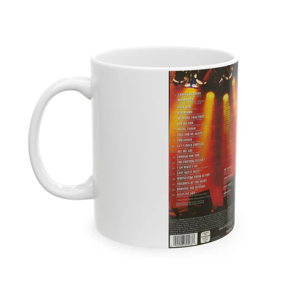 DORO LIVE (VHS COVER) - White Coffee Mug-Go Mug Yourself