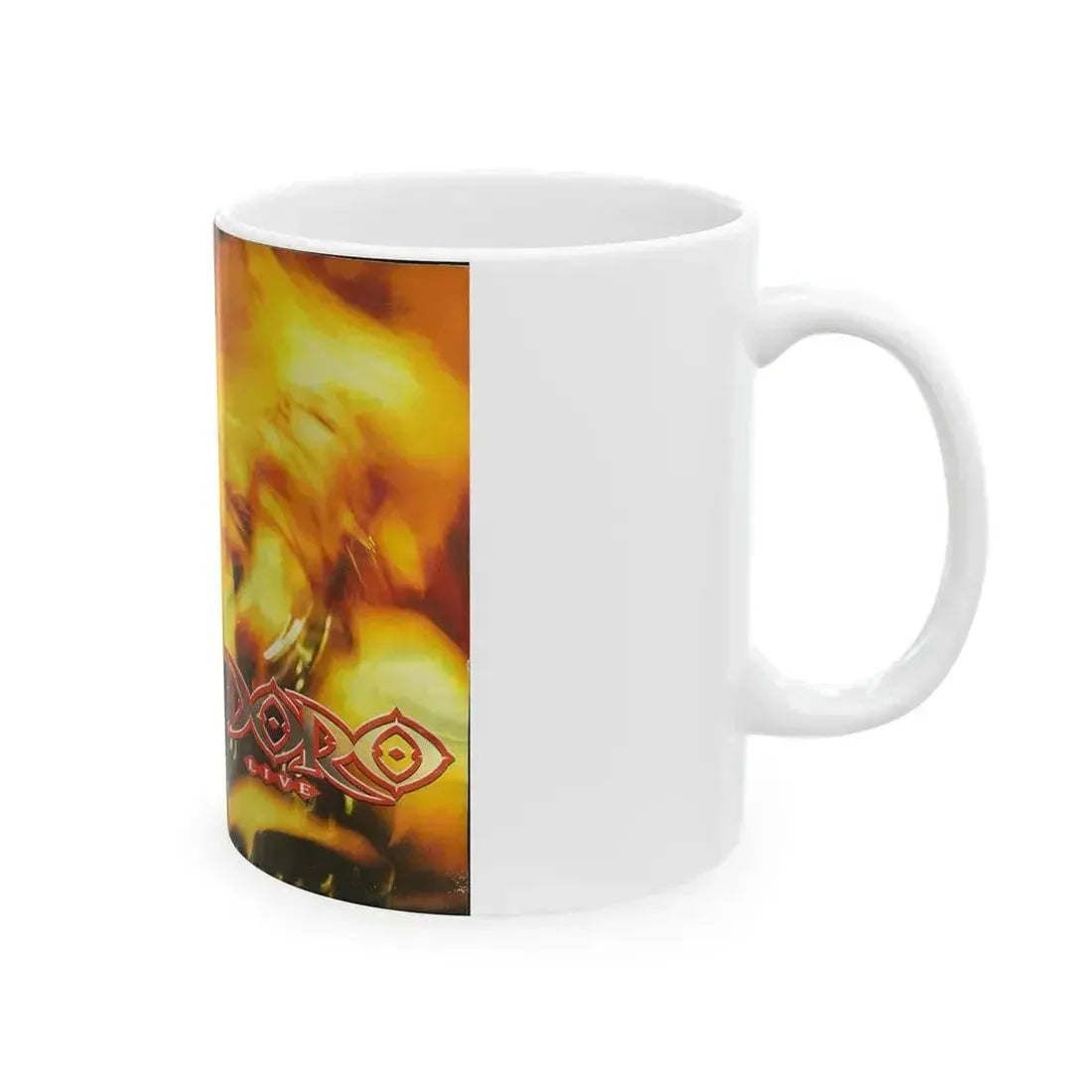 DORO LIVE (VHS COVER) - White Coffee Mug - Go Mug Yourself