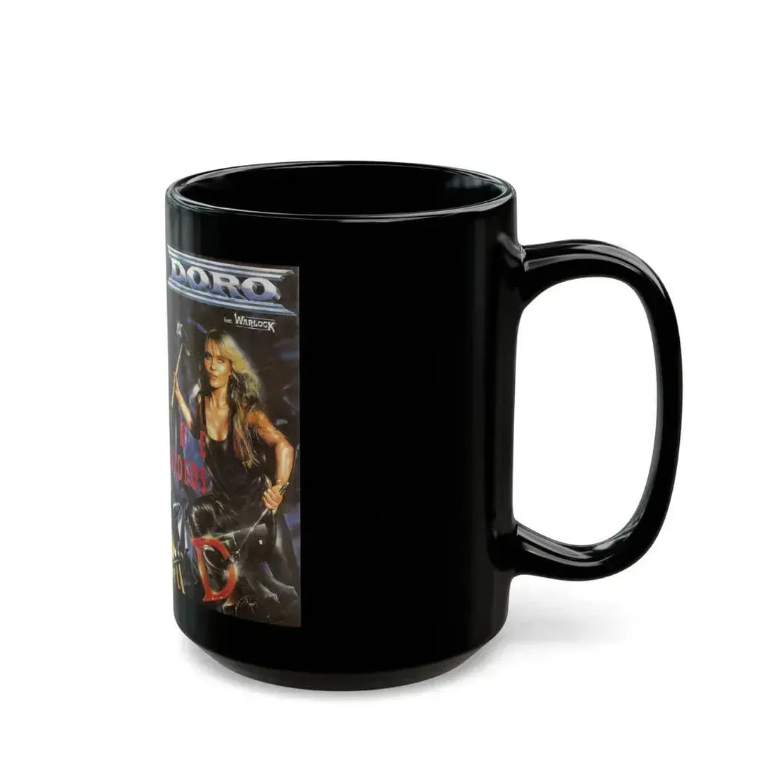 DORO THE VIDEOS (VHS COVER) - Black Coffee Mug - Go Mug Yourself