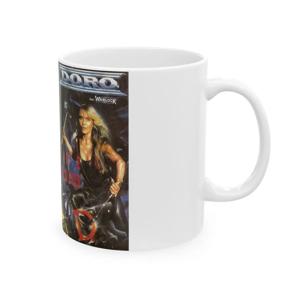 DORO THE VIDEOS (VHS COVER) - White Coffee Mug-Go Mug Yourself