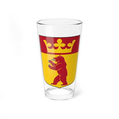 Dorotea kommunvapen - Riksarkivet Sverige-vector (Sweden) (Coat of Arms) Pint Glass 16oz 16oz - Go Mug Yourself