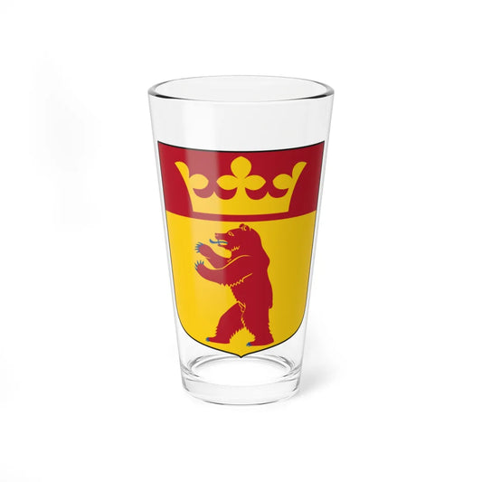 Dorotea kommunvapen - Riksarkivet Sverige-vector (Sweden) (Coat of Arms) Pint Glass 16oz 16oz - Go Mug Yourself