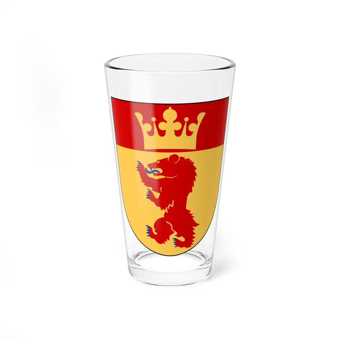 Dorotea vapen (Sweden) (Coat of Arms) Pint Glass 16oz 16oz - Go Mug Yourself