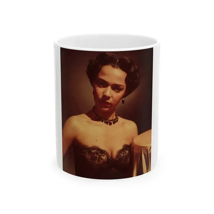 Dorothy Dandridge #01 (Vintage Female Icon) White Coffee Mug 11oz - Go Mug Yourself
