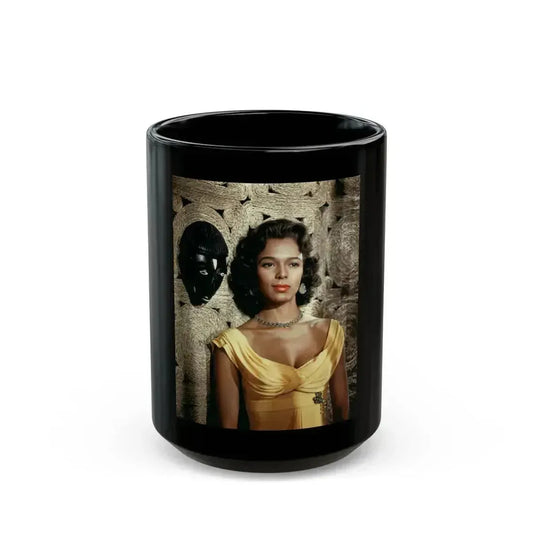 Dorothy Dandridge #03 1 (Vintage Female Icon) Black Coffee Mug 15oz - Go Mug Yourself