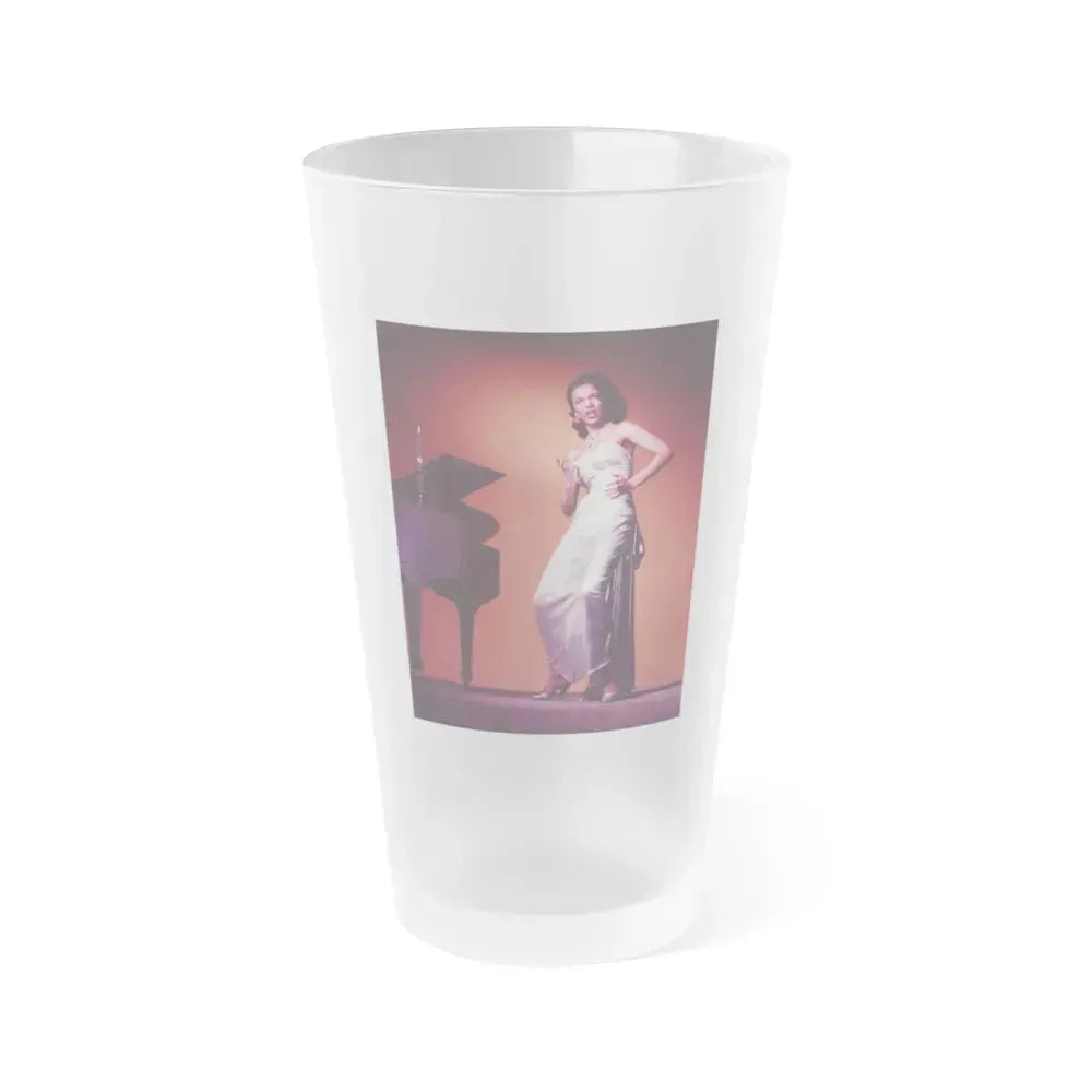 Dorothy Dandridge #05 (Vintage Female Icon) Frosted Pint Glass 16oz 16oz Frosted - Go Mug Yourself
